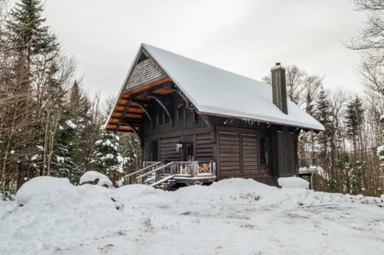 Chic Log Chalet With Hot Tub - Mont-Tremblant North Side By Reserver.Ca Lac-Superieur 外观 照片