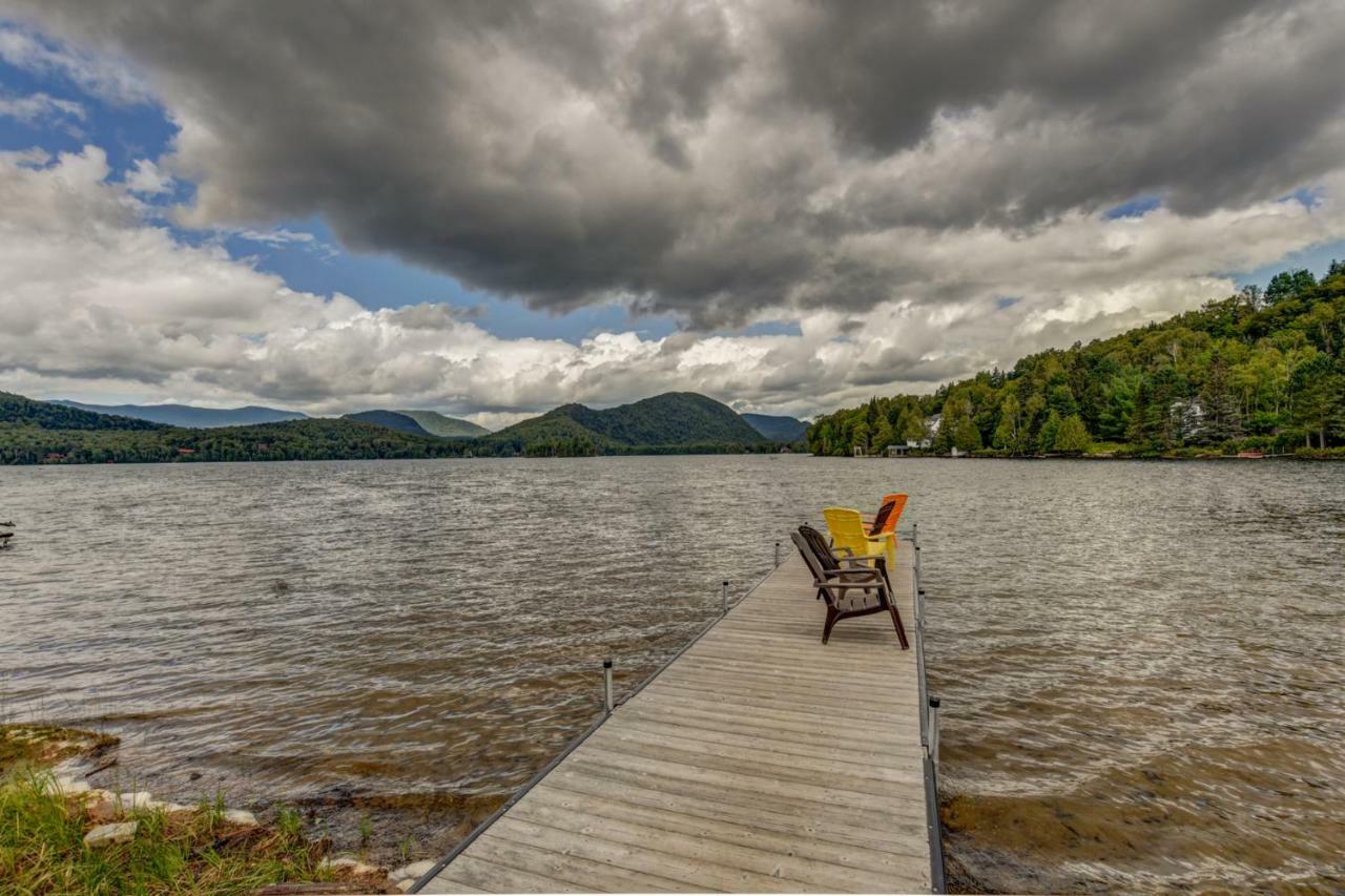Chic Log Chalet With Hot Tub - Mont-Tremblant North Side By Reserver.Ca Lac-Superieur 外观 照片